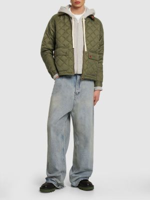 Piumino di nylon trapuntata Barbour verde