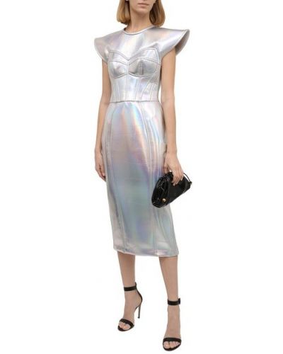 Платье Dolce & Gabbana серебряное