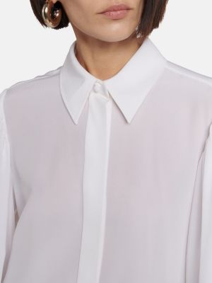 Hodvábna košeľa Chloã© biela