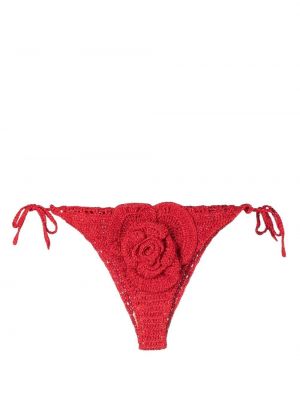 Bikini a fiori Magda Butrym rosso