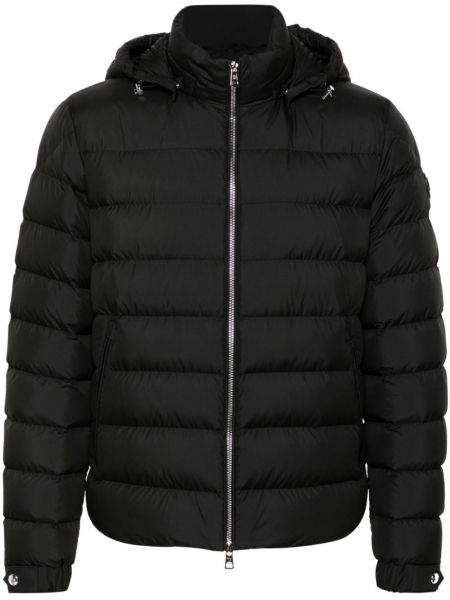 Kapitone ceket Moncler siyah