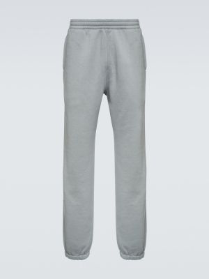 Pantaloni tuta di cotone in jersey Auralee grigio