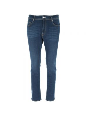 Niebieskie jeansy skinny slim fit Brooksfield