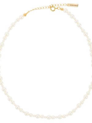 Náhrdelník s perlami Jennifer Behr biela
