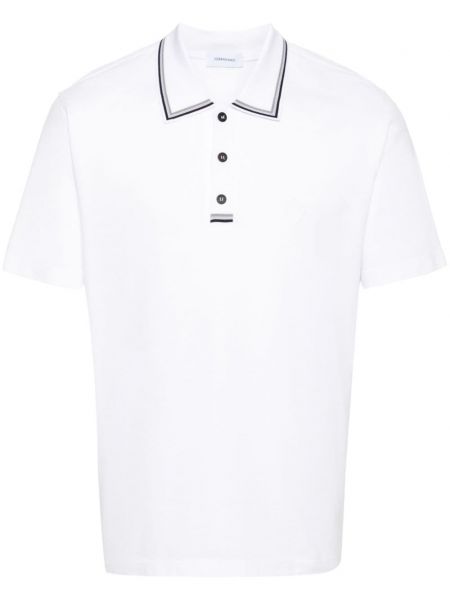 Poloshirt mit stickerei Ferragamo weiß