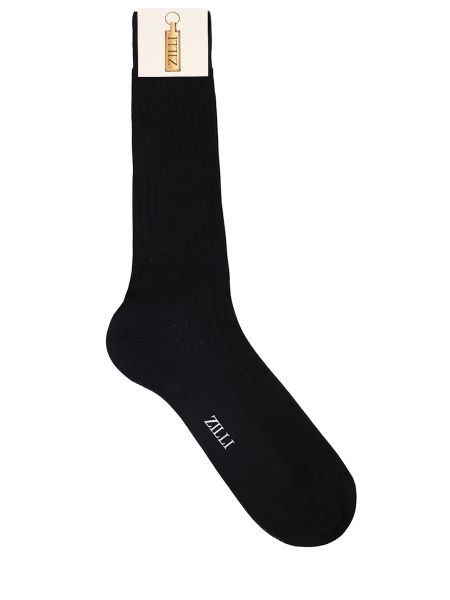 Хлопковые носки Zilli черные