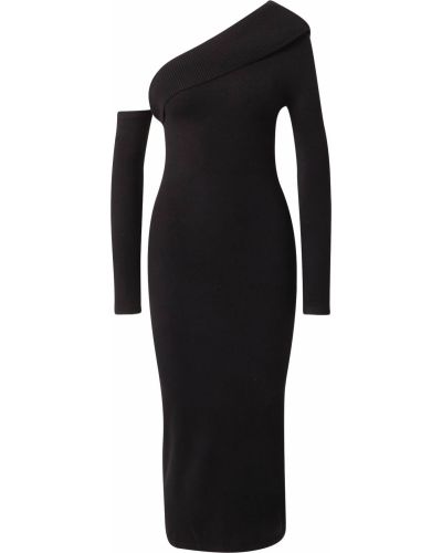 Rochie tricotata din nailon din viscoză din poliester Minkpink - negru Rochie tricotata din nailon din viscoză din poliester Minkpink - negru