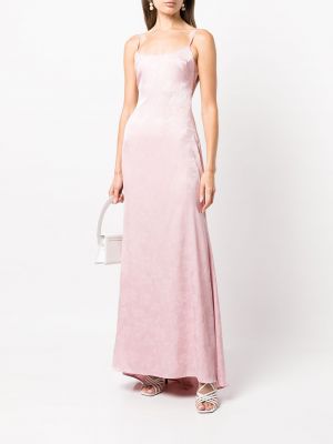 Maksi kleita Reformation rozā