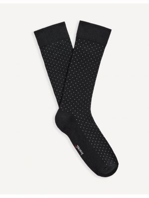 Puntíkaté ponožky Celio černé