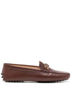 Platta skor Tod's brun