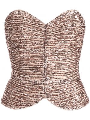 Korsett topp Rozie Corsets brun