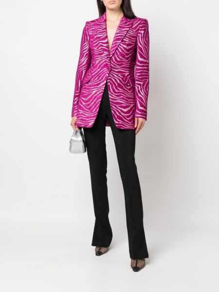 Blazer mit print mit zebra-muster Genny pink
