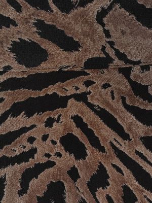 Tiigri mustriga mustriline miniseelik Ganni pruun