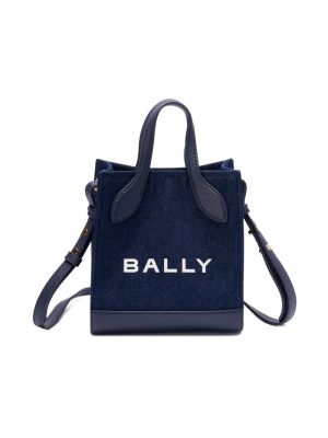 Shopper handtasche mit taschen Bally blau