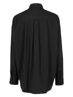 Vlněná košile Armarium černá