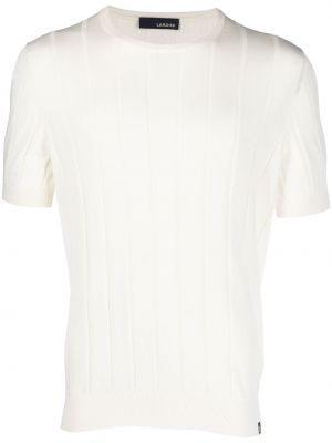 Памучна тениска Lardini бяло