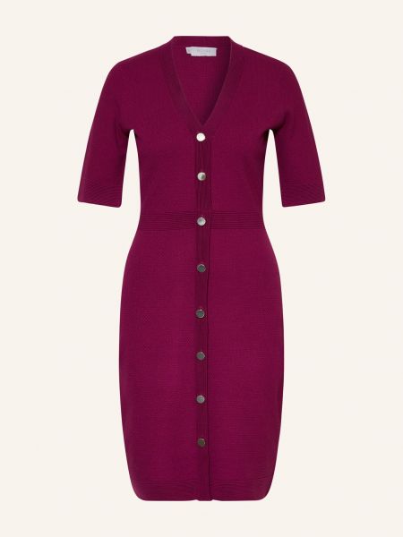 Pletené pletené pouzdrové šaty Hobbs fialové