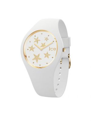 Pολόι με μοτίβο αστέρια Ice-watch λευκό