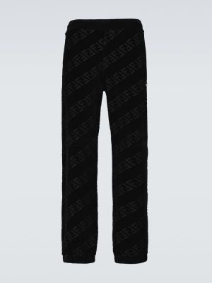Teplákové nohavice Fendi čierna