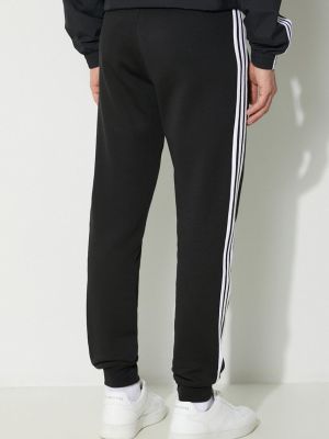 Pantaloni sport cu dungi Adidas Originals negru
