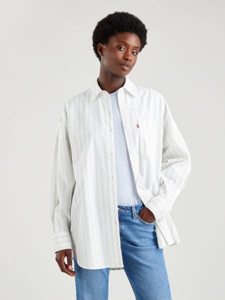 Oversized pruhovaná košeľa Levi's biela