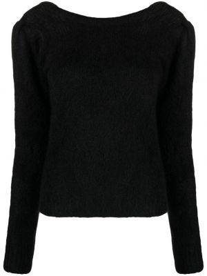 Vlnený sveter Ba&sh čierna