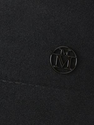 Vlněná kšiltovka Maison Michel černá