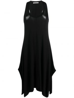 Aszimmetrikus ujjatlan ruha Stefano Mortari fekete