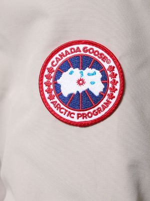 Páperová bunda Canada Goose sivá