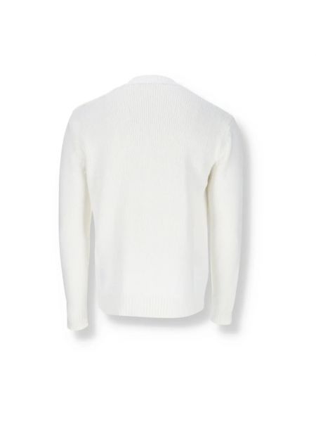 Sweter bawełniany Balmain biały