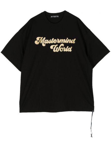 Medvilninis marškinėliai Mastermind World juoda