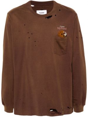 Sweatshirt aus baumwoll Doublet braun