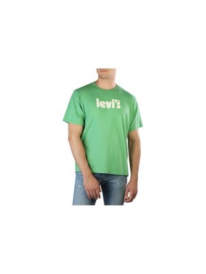 Tričko s dlouhým rukávem s dlouhými rukávy Levi's zelené