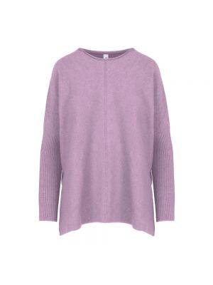 Sweter z okrągłym dekoltem Bomboogie fioletowy