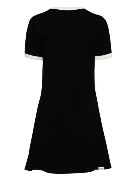 Sukienka z nadrukiem w serca :chocoolate czarna