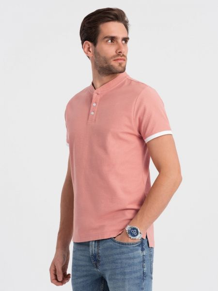 Polo marškinėliai Ombre rožinė