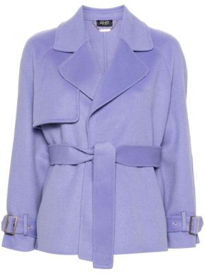 Krátký kabát Liu Jo fialový