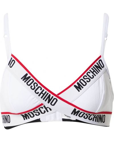 Moschino Underwear Podprsenka  biela / červená / čierna