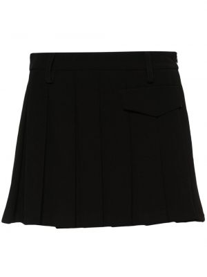 Plisuotas mini sijonas Blanca Vita juoda