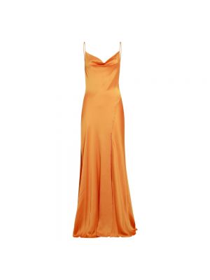 Sukienka długa Simkhai pomarańczowa