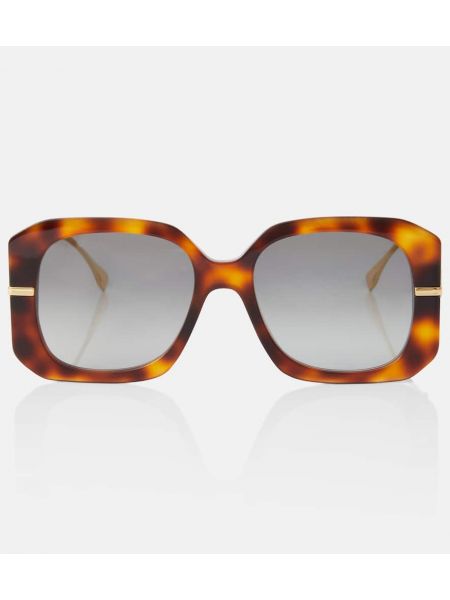 Oversized sončna očala Fendi