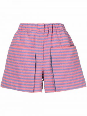 Trykt stripete shorts Emporio Armani blå