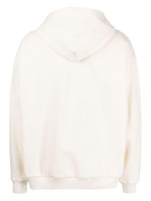 Bluza z kapturem bawełniana Buscemi biała