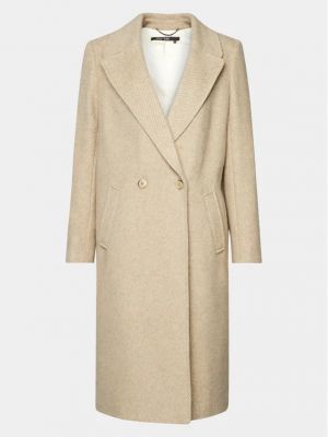 Vlněný zimní kabát Marc Aurel béžový