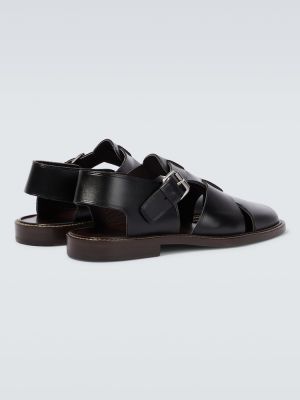 Leder sandale Lemaire schwarz