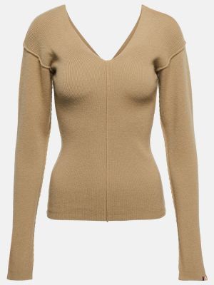 Sweter z kaszmiru Extreme Cashmere beżowy