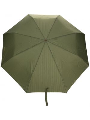Umbrelă cu dungi cu imagine Moschino verde