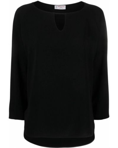 Блуза с дълъг ръкав Alberto Biani черно