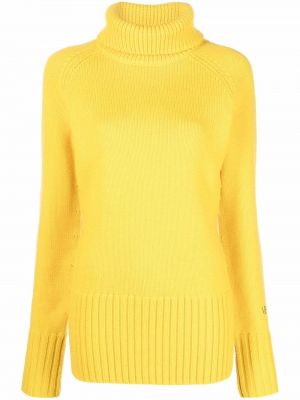 Вълнен пуловер Victoria Beckham жълто