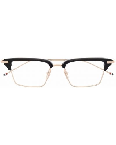 Thom Browne Eyewear gafas con rayas RWB - Dorado
